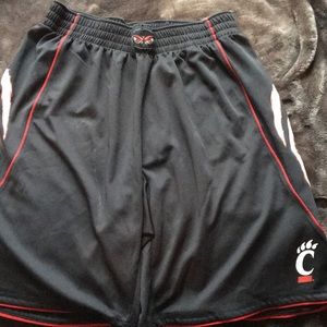 University of Cincinnati Bearcats shorts